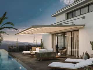 Rendering 3D di prodotto - Terrazza tenda sole - Archivision Studio