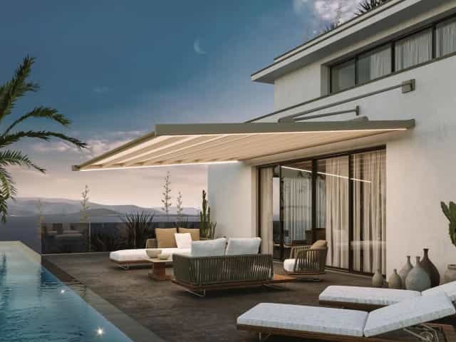 Rendering 3D di prodotto - Terrazza tenda sole - Archivision Studio