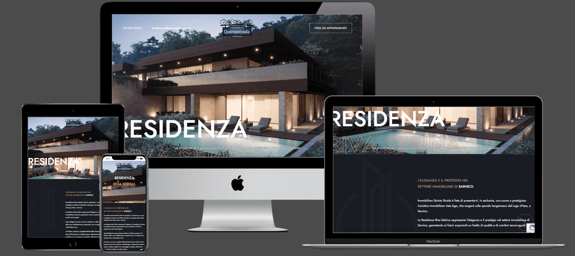 Immagine - Web design service archivision studio sito rivaseviba - Archivision Studio