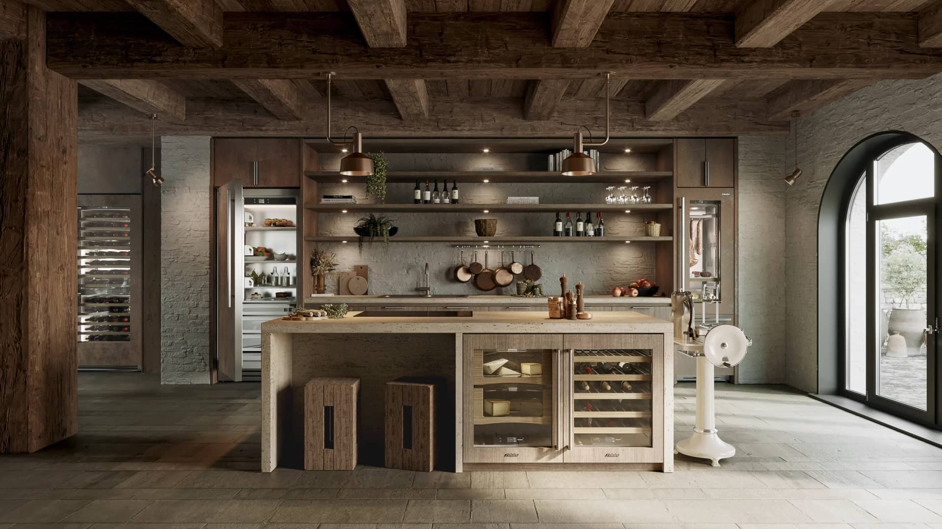 Rendering 3D di prodotto - Frigoriferi fhiaba - Archivision Studio