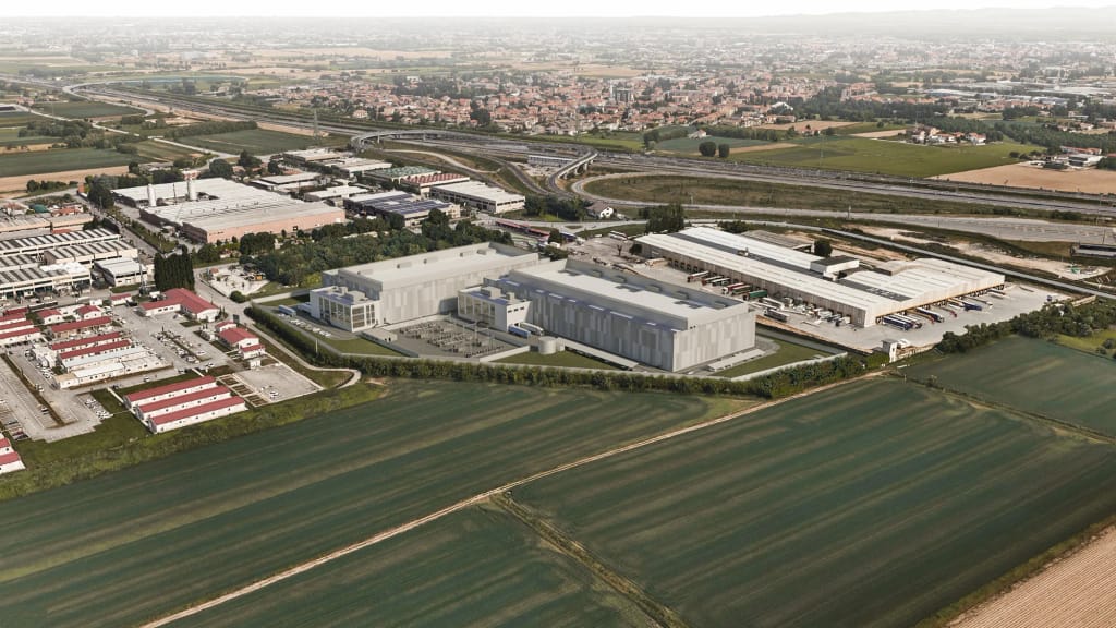 Data center area industriale campi fotoinserimento - Archivision Studio