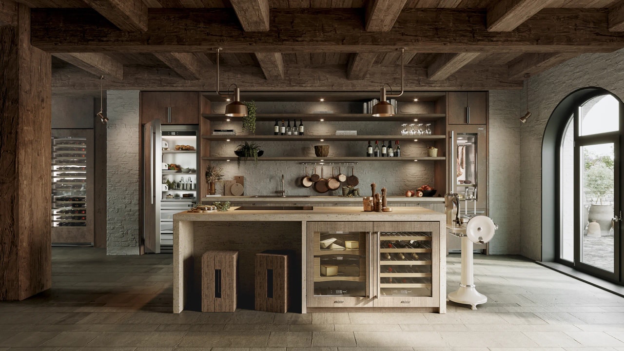 Rendering 3D di prodotto - Frigoriferi fhiaba - Archivision Studio