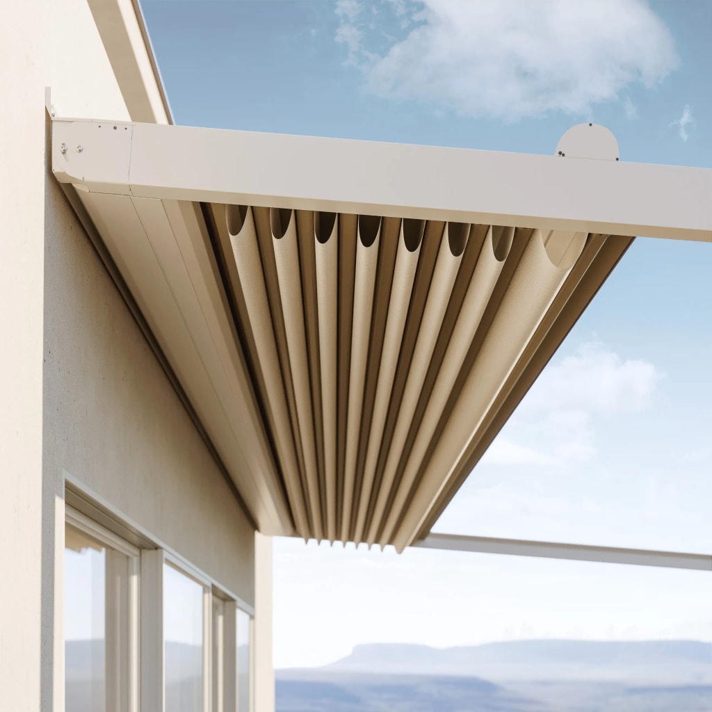 Rendering 3D di prodotto - Pergola bioclimatica dettaglio - Archivision Studio