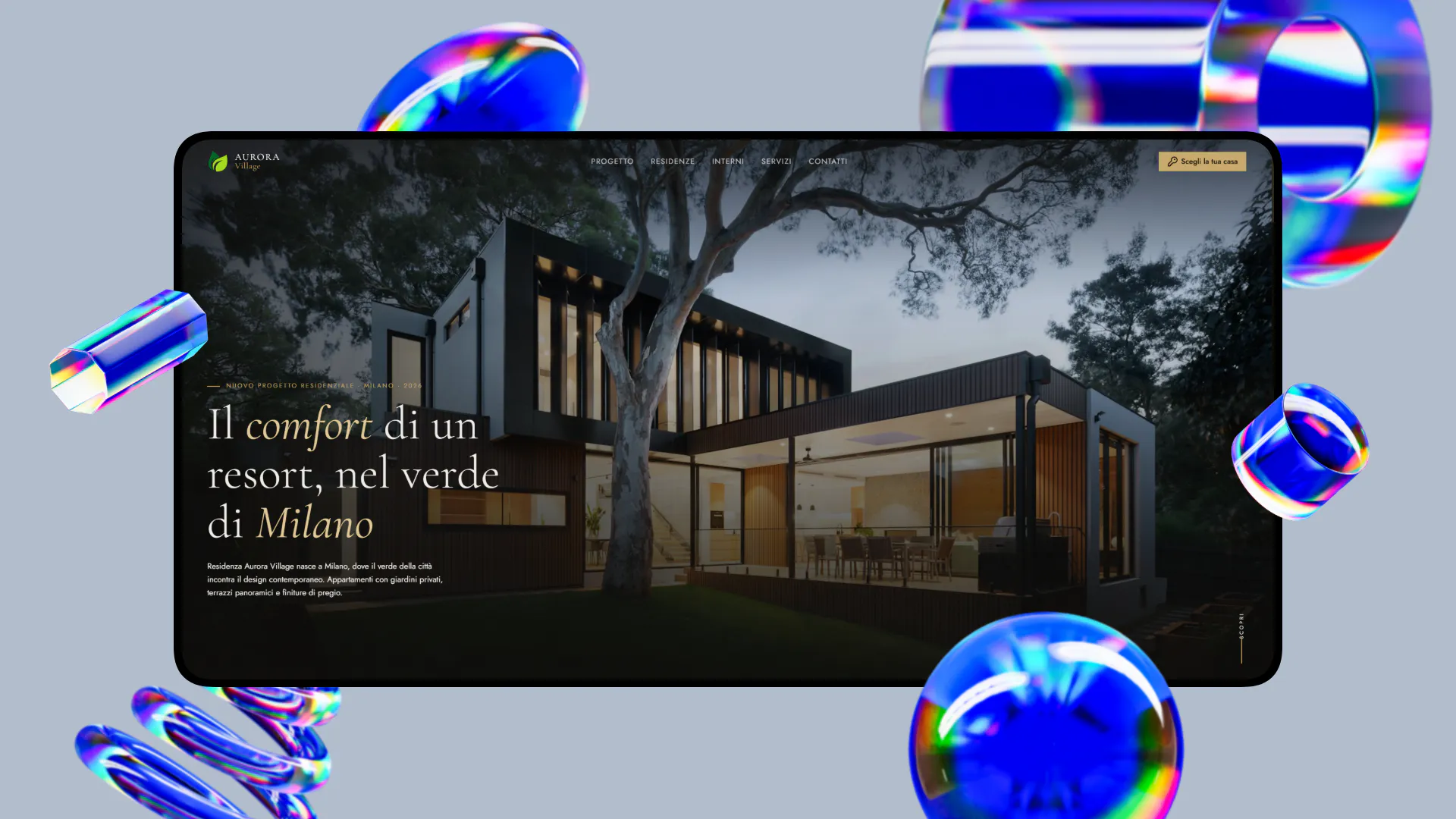 Residenza aurora 01 - Archivision Studio