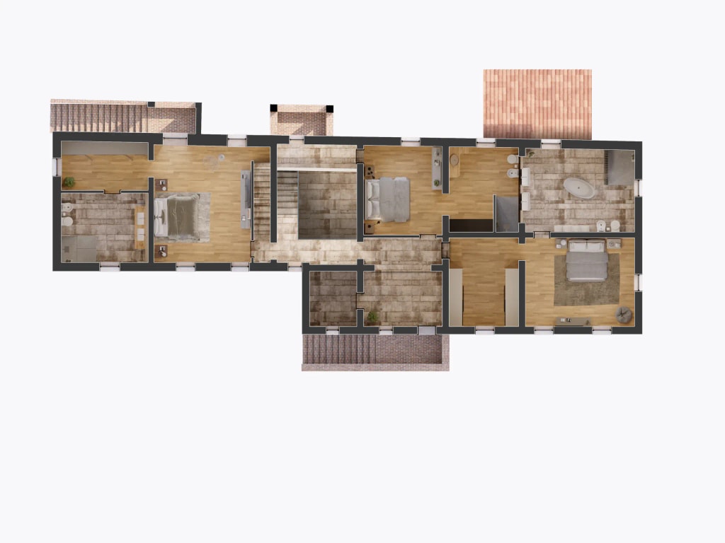 Planimetria - Planimetria arredata 3d 002 - Archivision Studio Planimetria - Planimetria arredata 3d 002 - Archivision Studio